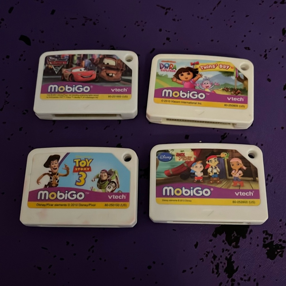 MobiGo games bundle of FOUR used games for your child’s MobiGo